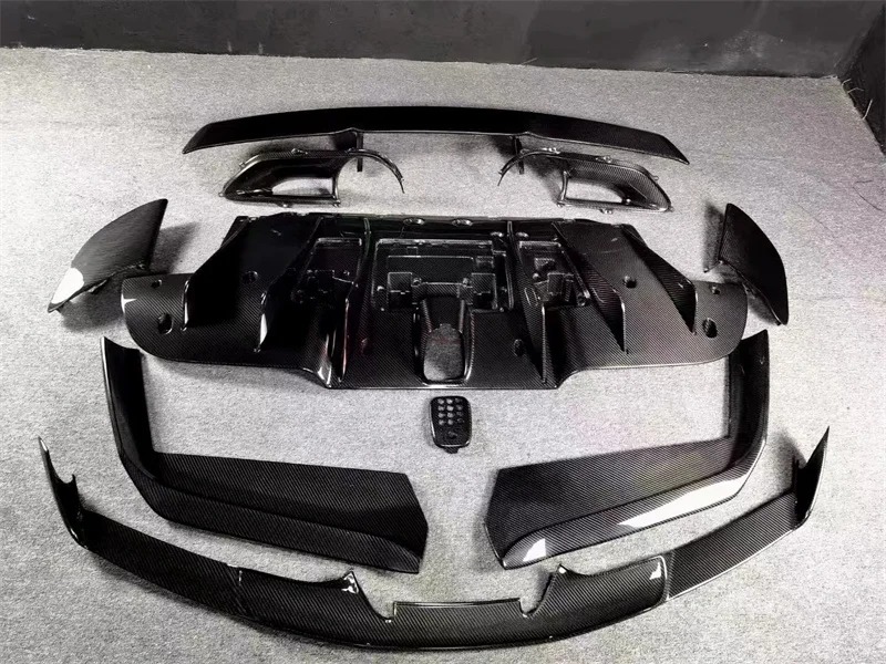 Novite Ross Style Carbon Fiber Body Kits for  488 GTB Wing Front Lip